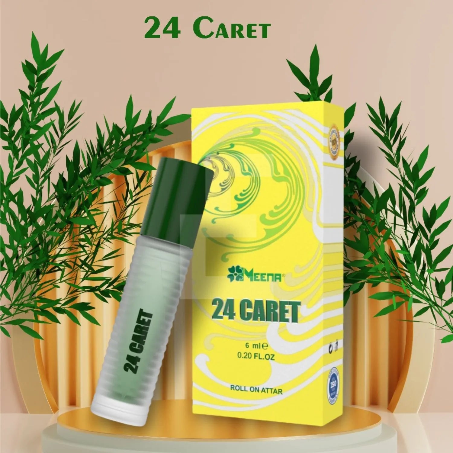 24 Caret Perfume Oil Display