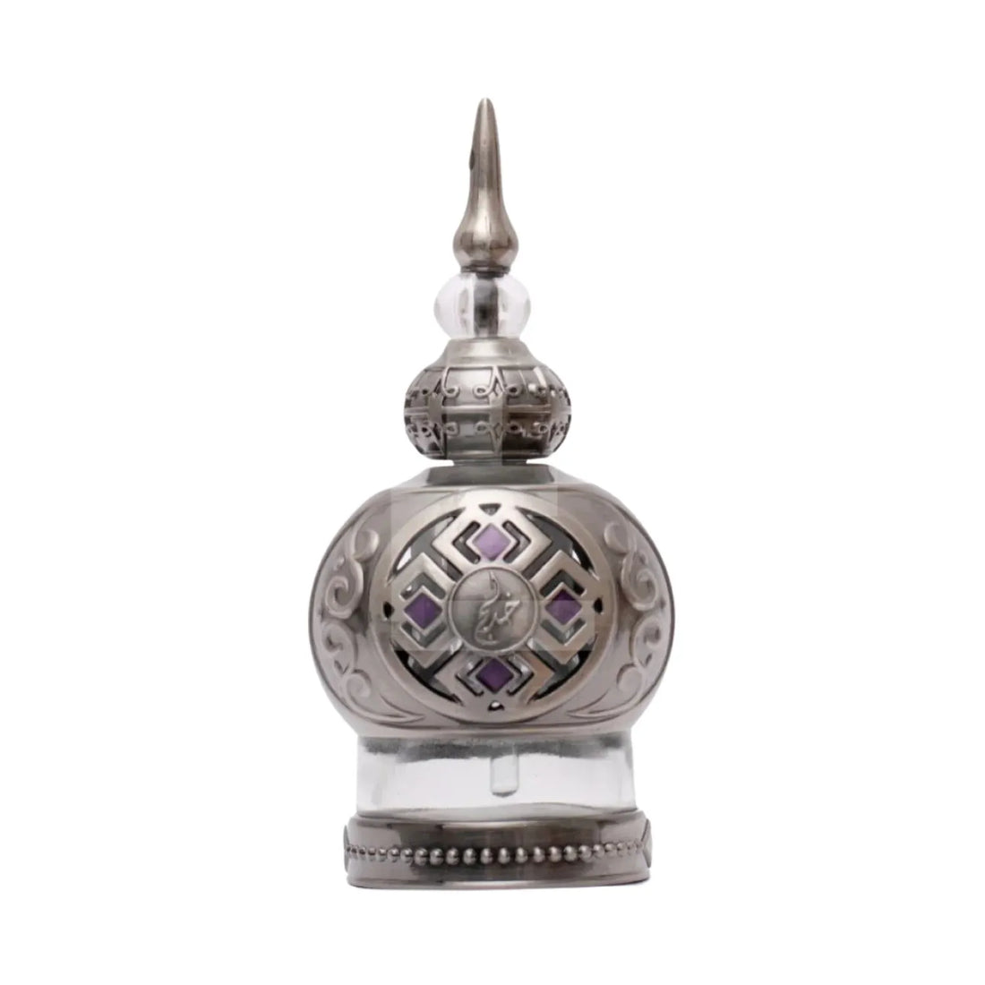 Shamookh silver perfume bottle