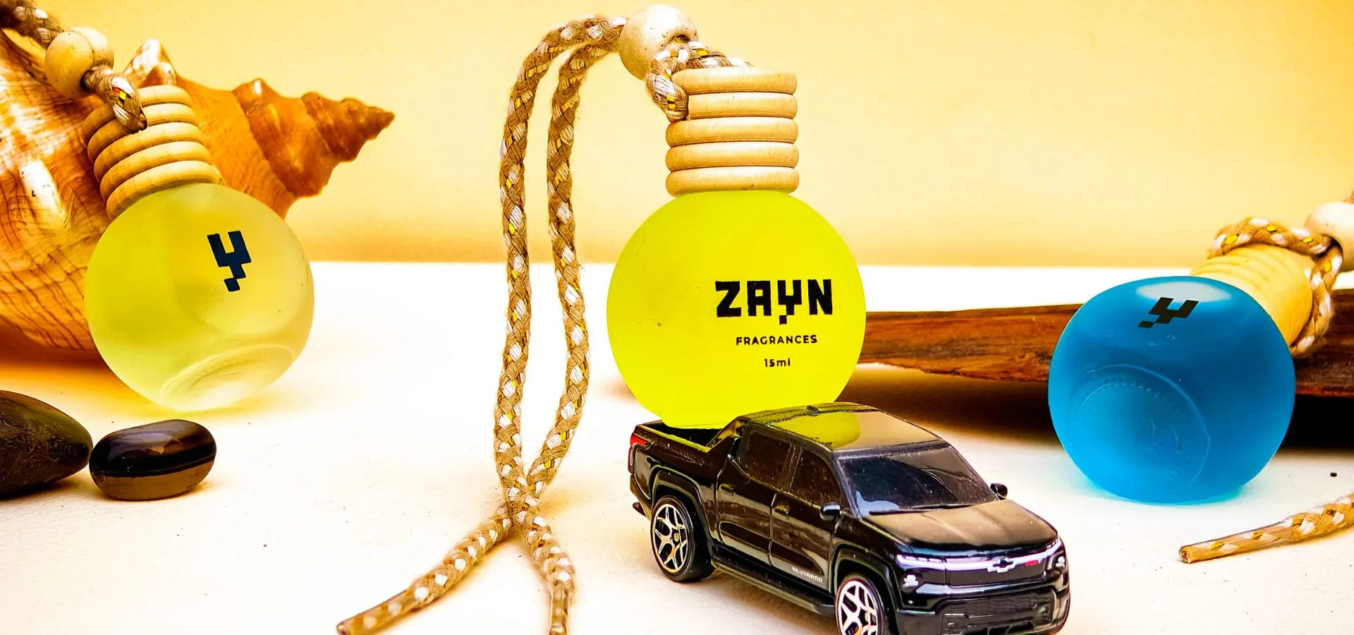 Zayn Car Perfumes Website Banner