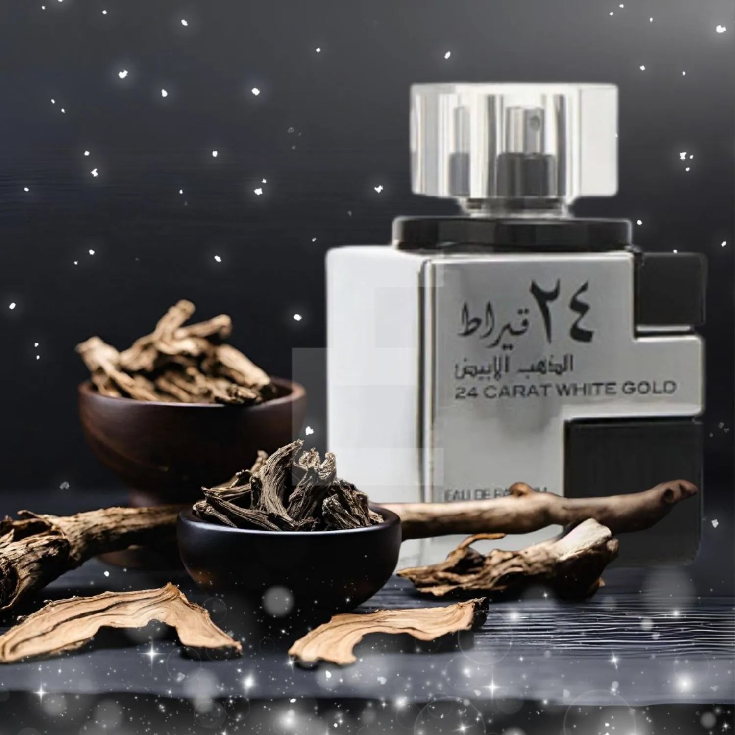 Lattafa 24 Carat White Gold Perfume Spray (M) 100ml