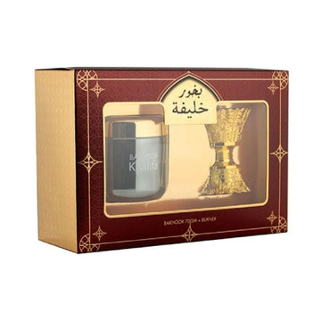 2 PC Gift Set Khalifa Bakhoor 70gm + Burner