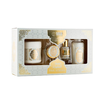 4 PC Gift Set Musk Tahara (CPO 12ml + Cream 8gm + Gel 65ml+ Talc 85gm)
