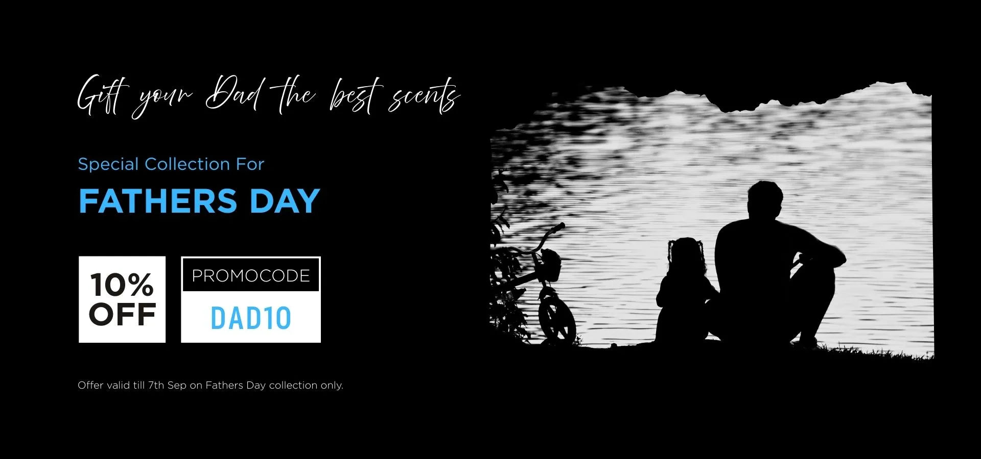 Web banner Fathers day collection