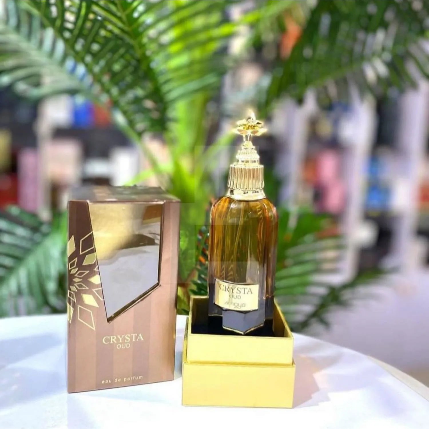 Zimaya Crysta Oud Perfume Packing